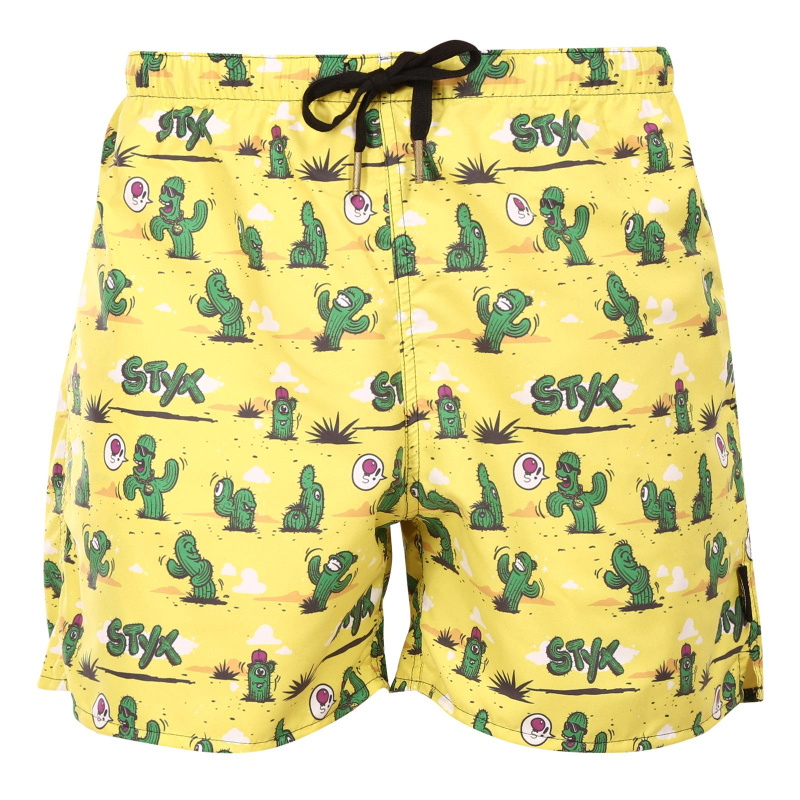 Pánské plavky Styx kaktusy (X1351) S