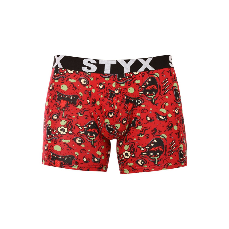 Pánské boxerky Styx long art sportovní guma zombie (U1451) XXL, trenky / trenýrky