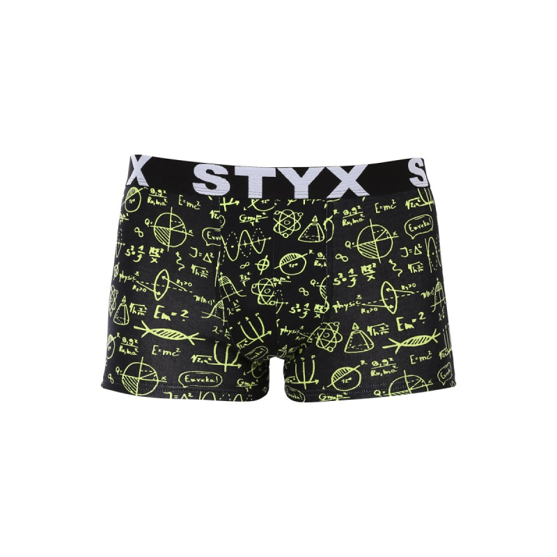 Pánské boxerky Styx art sportovní guma fyzika (G1652) XXL, trenky / trenýrky