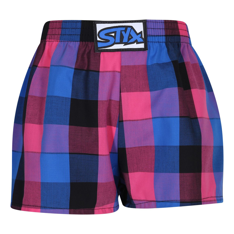 Dětské trenky Styx klasická guma vícebarevné (J1008) 12-14 let, trenýrky