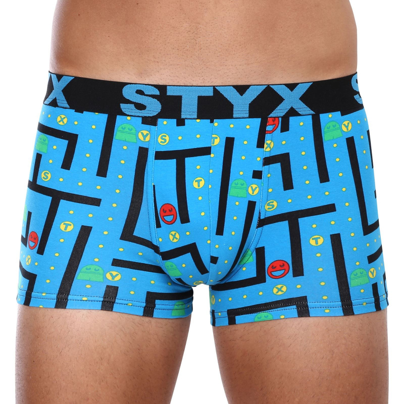 Pánské boxerky Styx art sportovní guma nadrozměr hra (R1259) 4XL, trenky / trenýrky