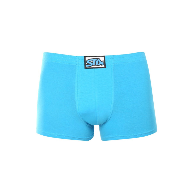 Pánské boxerky Styx klasická guma světle modré (Q1169) L, trenky / trenýrky