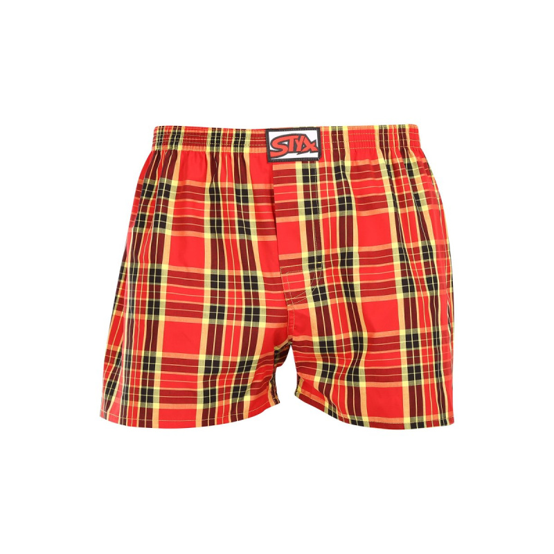 Pánské trenky Styx klasická guma vícebarevné (A1014) XL, trenýrky