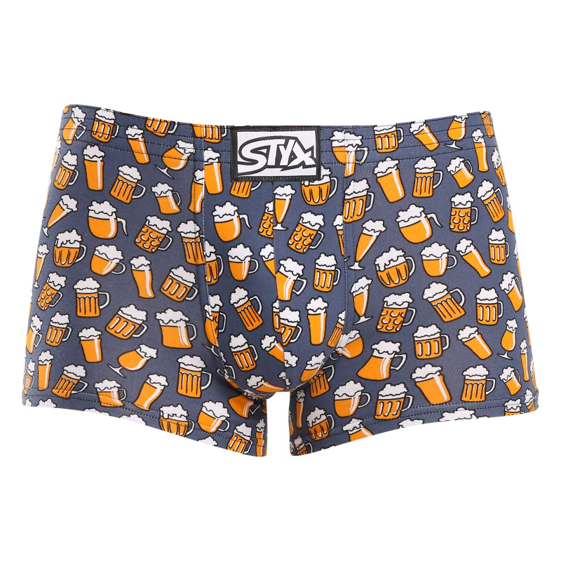 Pánské boxerky Styx art klasická guma pivo (Q1357) M, trenky / trenýrky