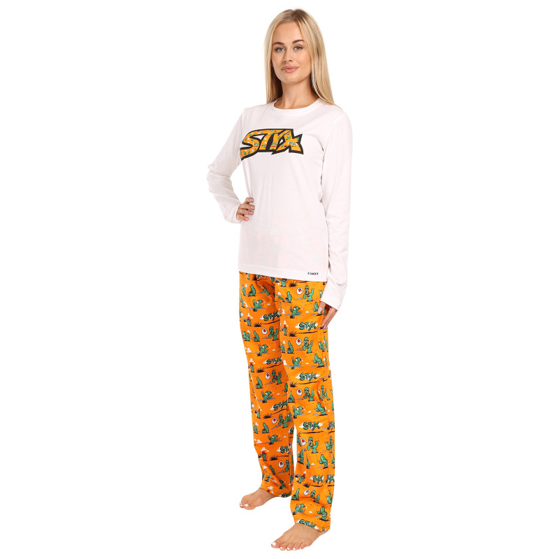Dámské pyžamo Styx kaktusy (PDD1351) XL