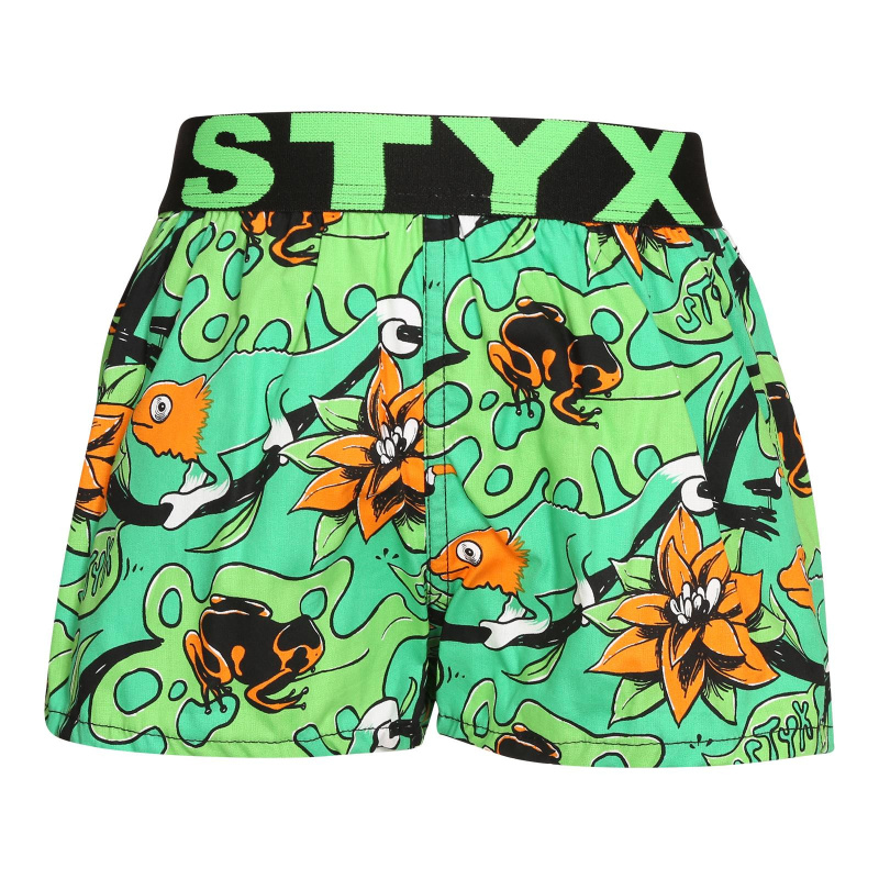 Dětské trenky Styx art sportovní guma tropic (BJ1557) 12-14 let, trenýrky