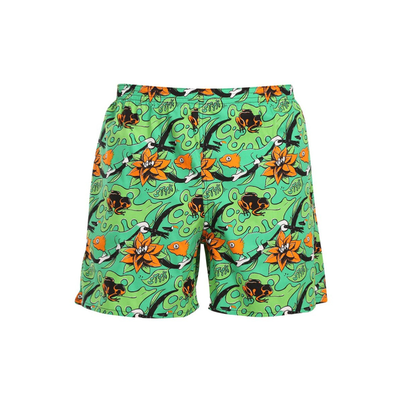 Pánské domácí trenky s kapsami Styx tropic (D1557) XXL, trenýrky