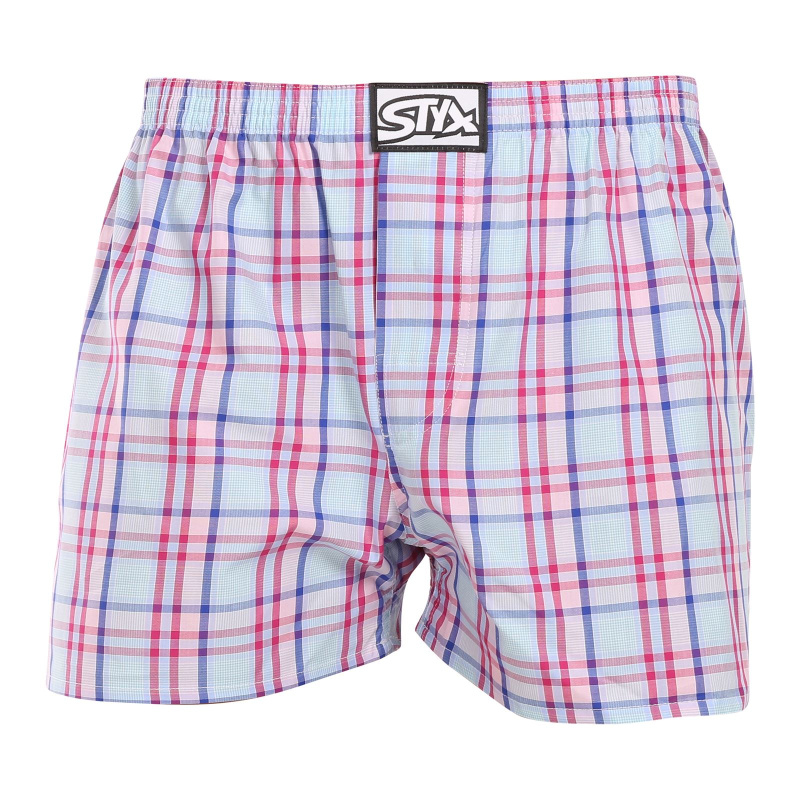 Pánské trenky Styx klasická guma vícebarevné (A213) XL, trenýrky