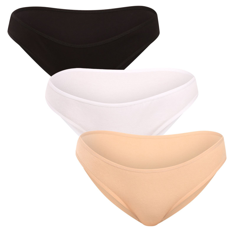 3PACK dámské kalhotky Nedeto vícebarevné (3NK004) L
