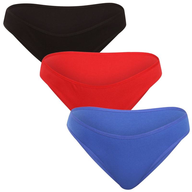 3PACK dámské kalhotky Nedeto vícebarevné (3NK006) S