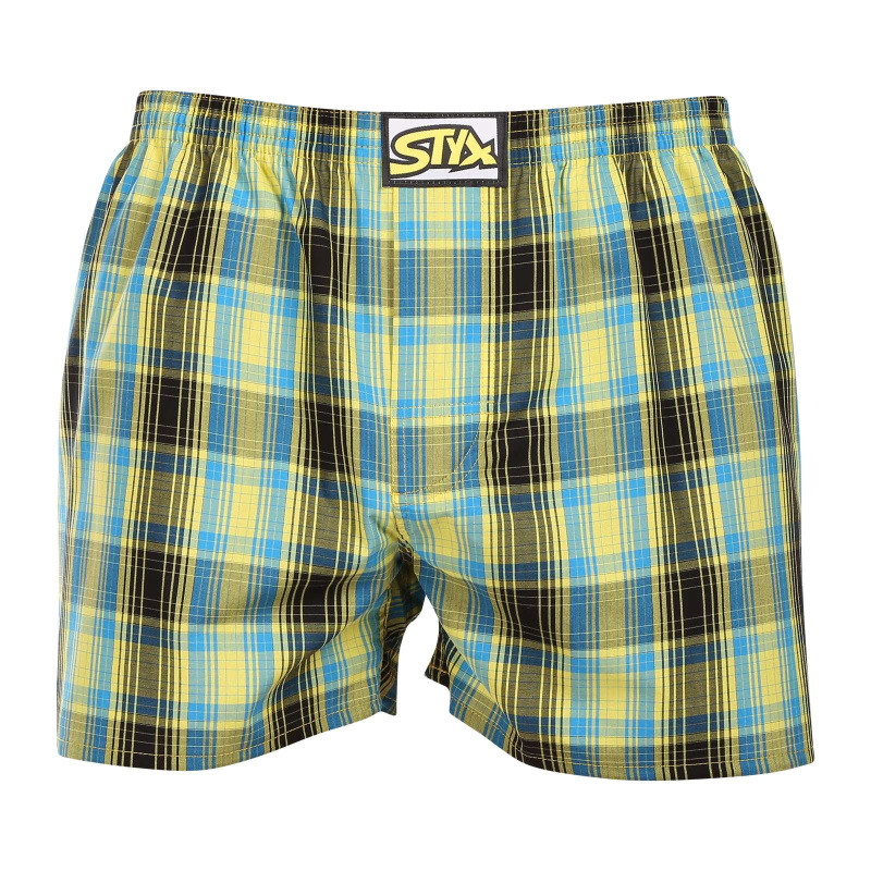 Pánské trenky Styx klasická guma vícebarevné (A1021) XL, trenýrky