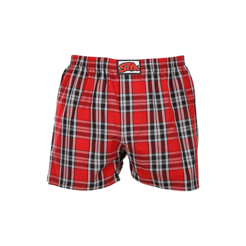 Pánské trenky Styx klasická guma vícebarevné (A1023) XL, trenýrky
