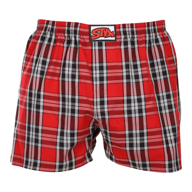 Pánské trenky Styx klasická guma vícebarevné (A1023) XL, trenýrky