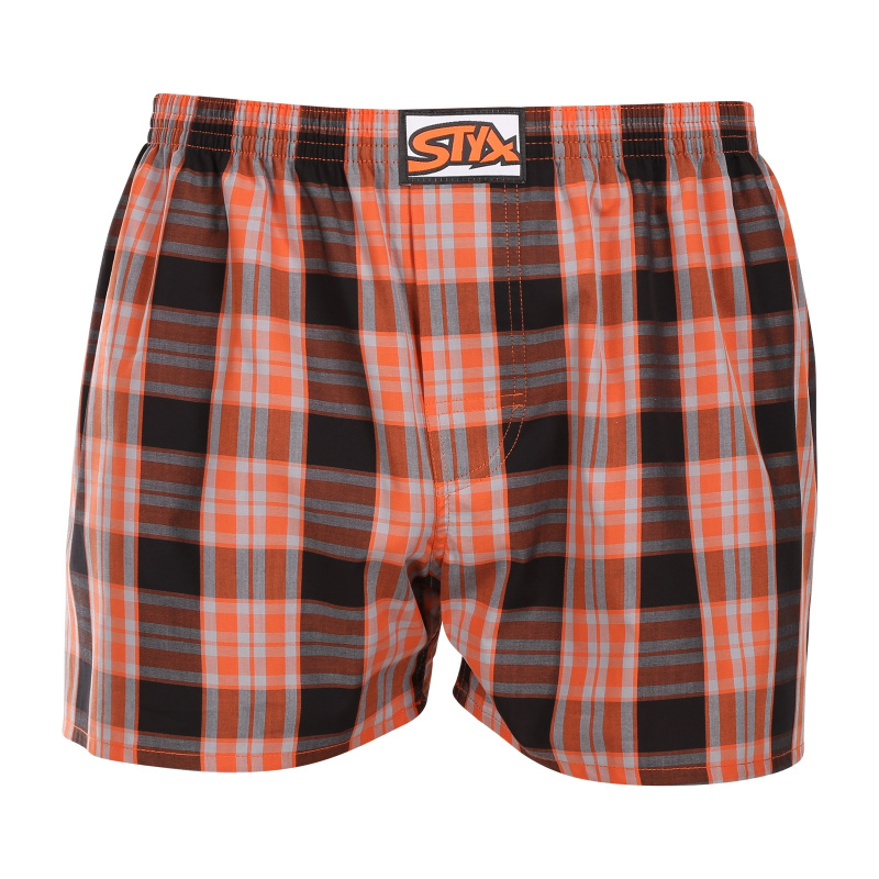 Pánské trenky Styx klasická guma vícebarevné (A1026) M, trenýrky