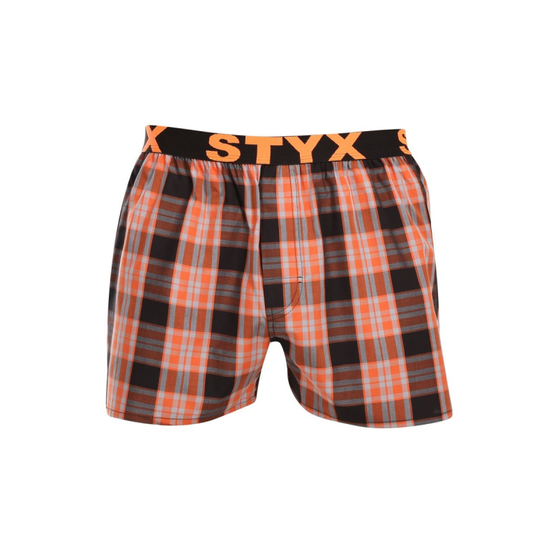 Pánské trenky Styx sportovní guma vícebarevné (B1026) XXL, trenýrky