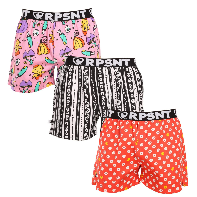 3PACK pánské trenky Represent exclusive Mike (R3M-BOX-07343943) M, trenýrky
