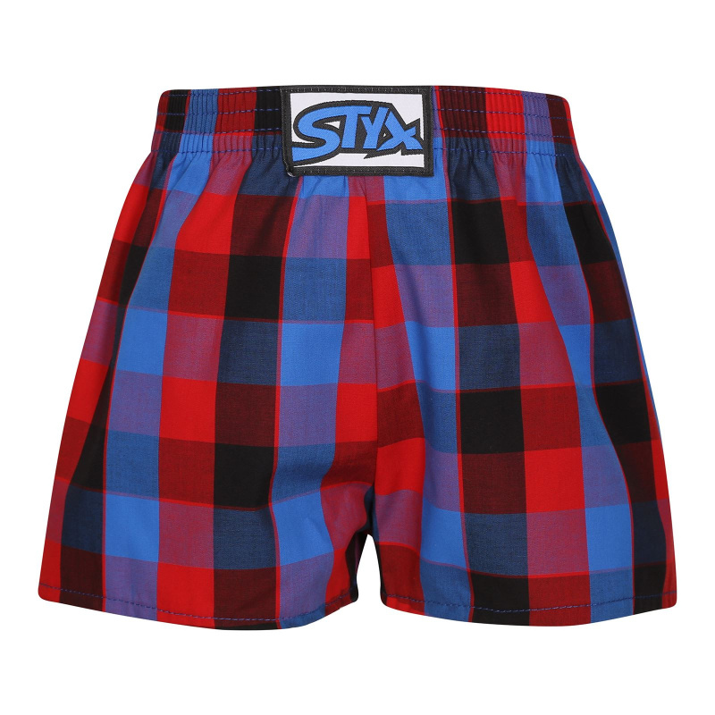 Dětské trenky Styx klasická guma vícebarevné (J1027) 9-11 let, trenýrky