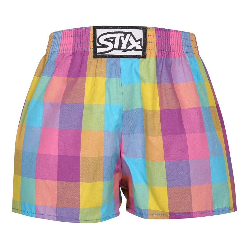 Dětské trenky Styx klasická guma vícebarevné (J1028) 12-14 let, trenýrky