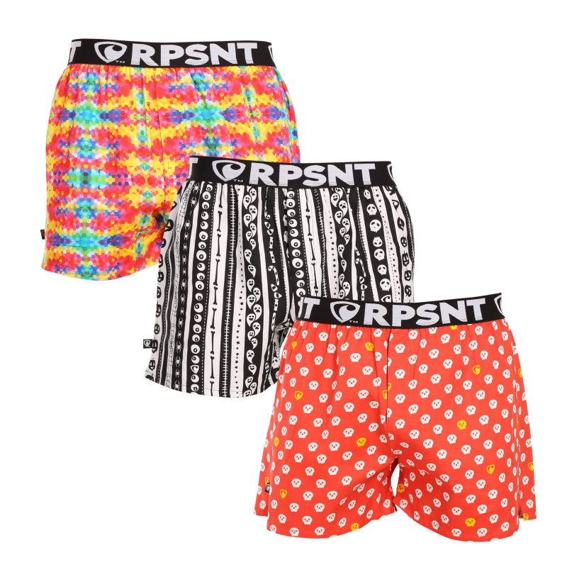 3PACK pánské trenky Represent exclusive Mike (R3M-BOX-07344345) M, trenýrky