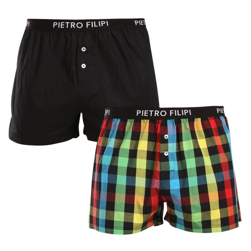 2PACK pánské trenky Pietro Filipi vícebarevné (2TC001) XXL, trenýrky