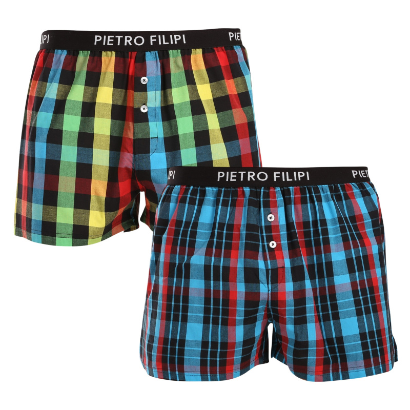 2PACK pánské trenky Pietro Filipi vícebarevné (2TC005) L, trenýrky