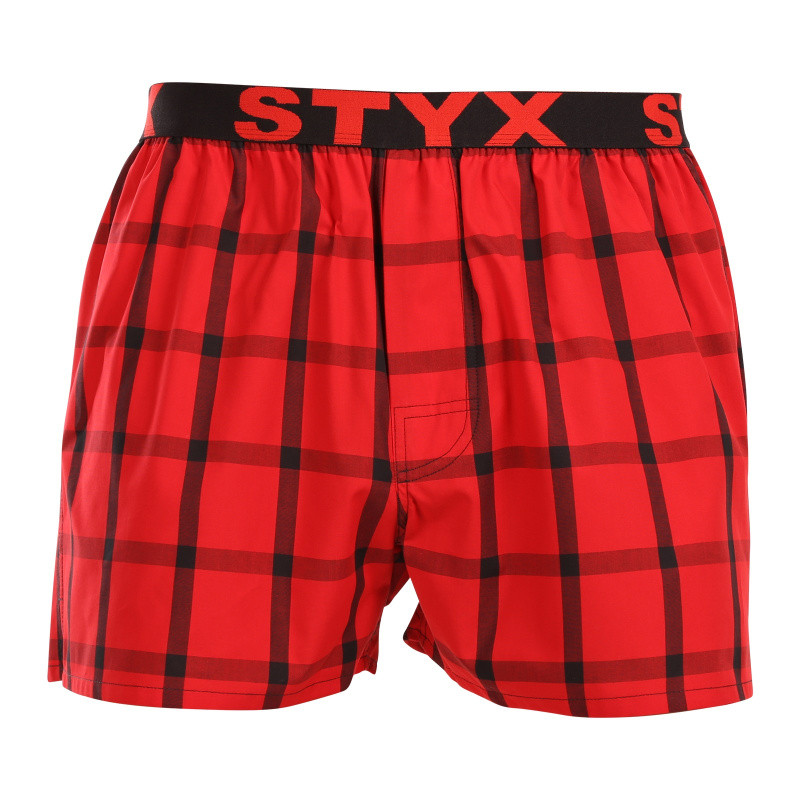 Pánské trenky Styx sportovní guma vícebarevné (B1031) S, trenýrky