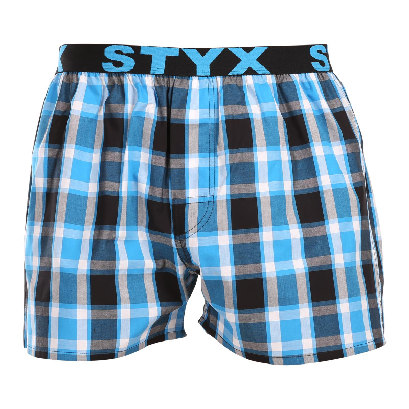 Pánské trenky Styx sportovní guma vícebarevné (B1034) XXL, trenýrky