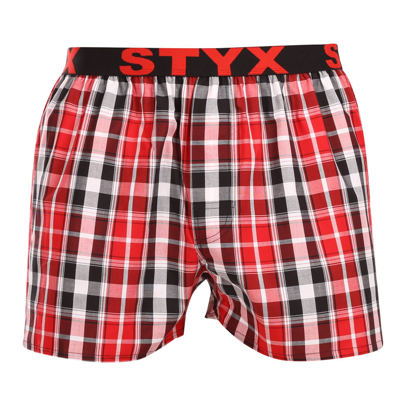 Pánské trenky Styx sportovní guma vícebarevné (B1035) XXL, trenýrky