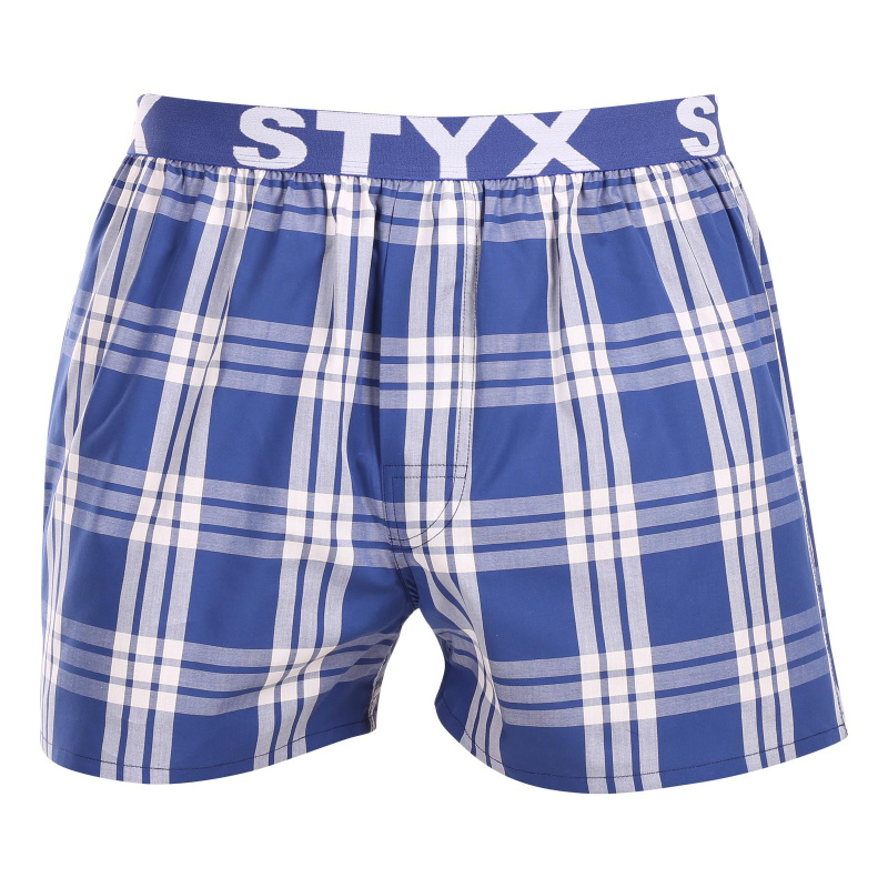 Pánské trenky Styx sportovní guma vícebarevné (B1040) XL, trenýrky