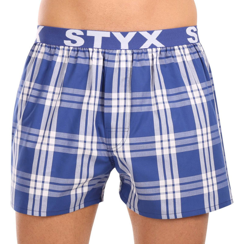 Pánské trenky Styx sportovní guma vícebarevné (B1040) M, trenýrky