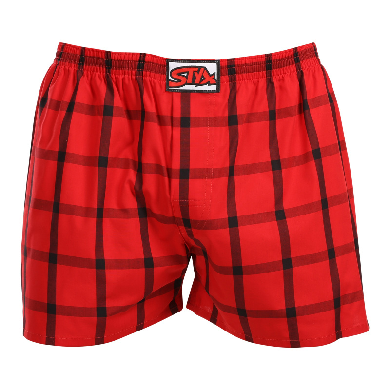 Pánské trenky Styx klasická guma vícebarevné (A1031) XXL, trenýrky