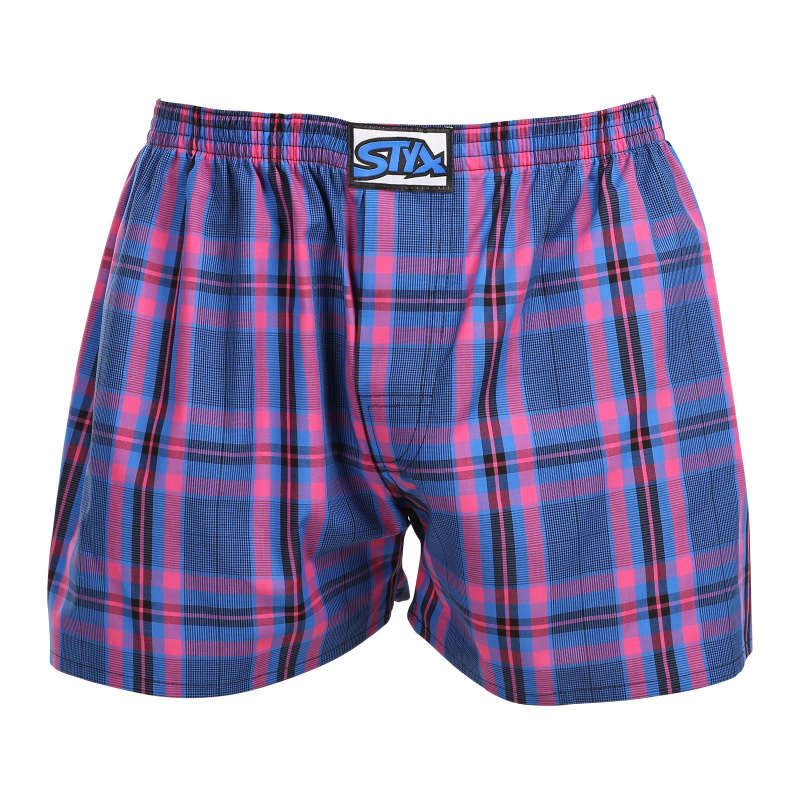 Pánské trenky Styx klasická guma vícebarevné (A1032) XL, trenýrky