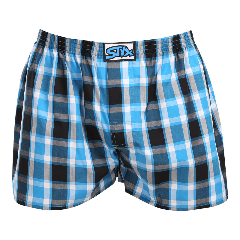 Pánské trenky Styx klasická guma vícebarevné (A1034) L, trenýrky