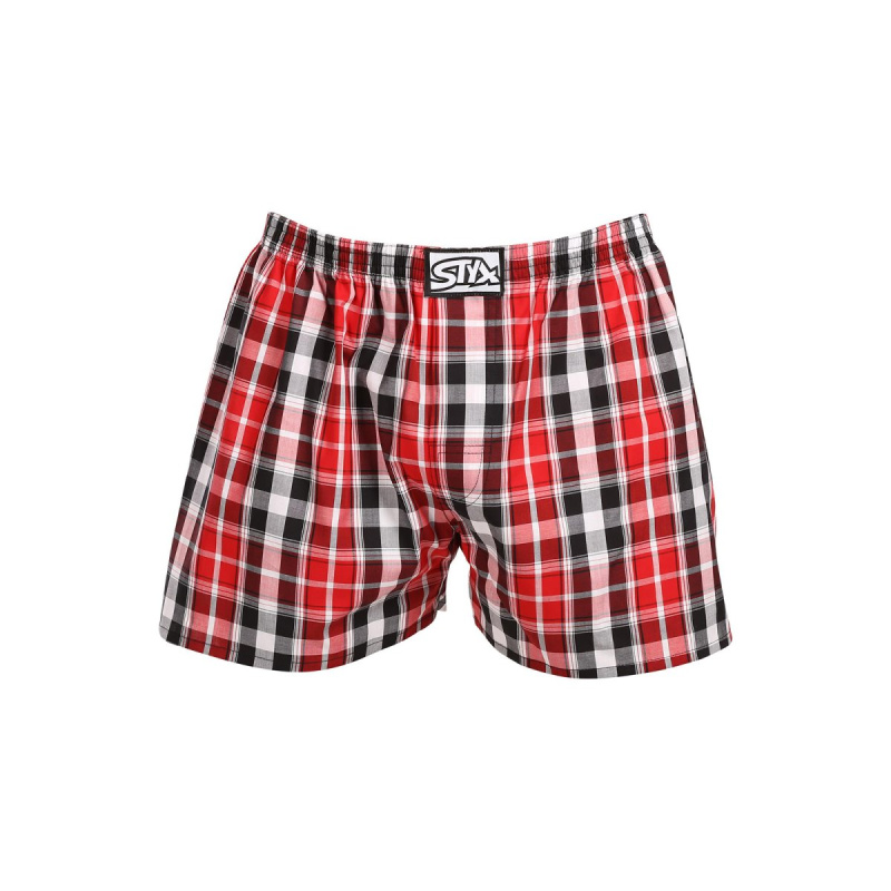 Pánské trenky Styx klasická guma vícebarevné (A1035) L, trenýrky