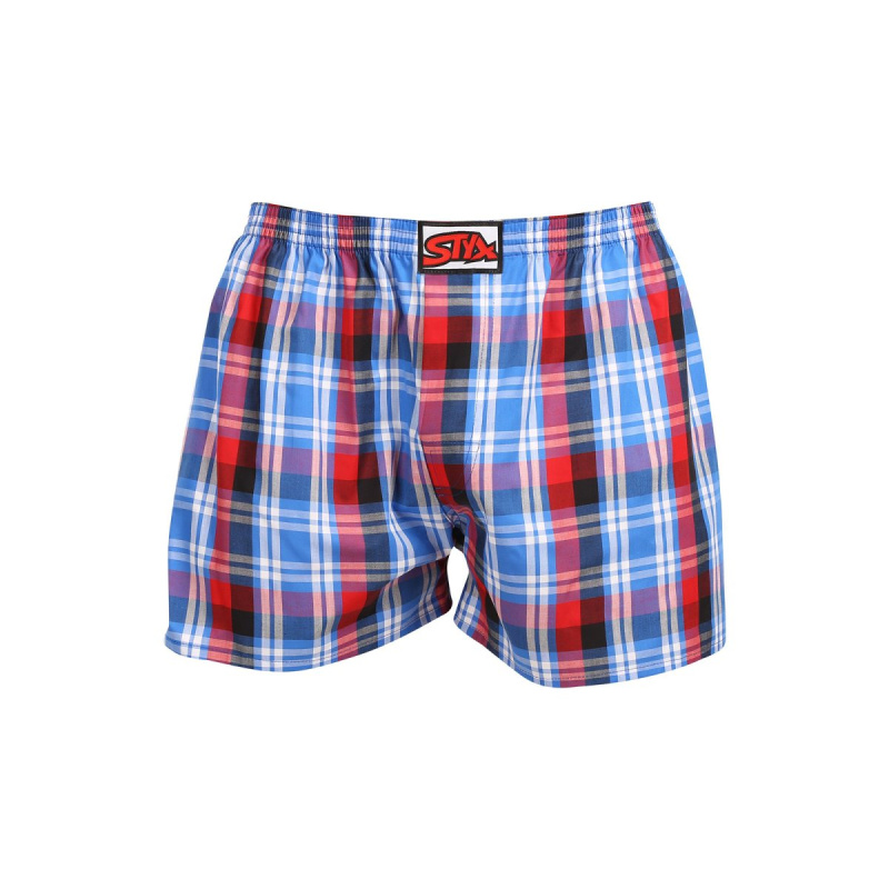 Pánské trenky Styx klasická guma vícebarevné (A1037) XL, trenýrky