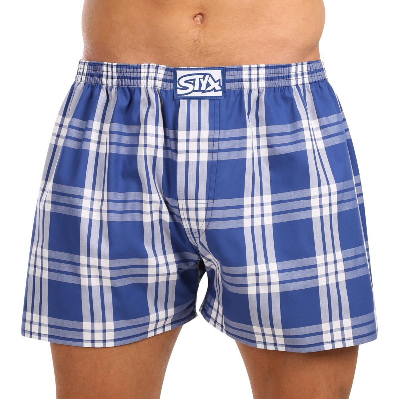 Pánské trenky Styx klasická guma nadrozměr vícebarevné (E1040) 5XL, trenýrky