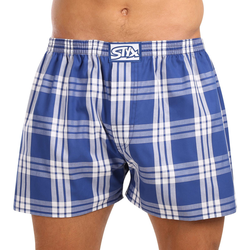 Pánské trenky Styx klasická guma nadrozměr vícebarevné (E1040) 3XL, trenýrky
