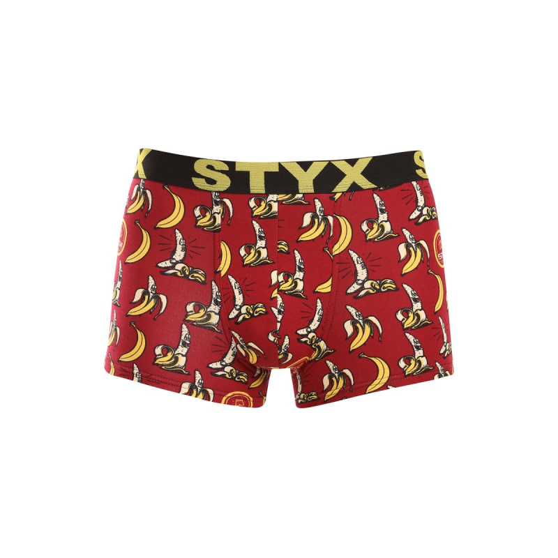 Pánské boxerky Styx art sportovní guma banány (G1359) L, trenky / trenýrky
