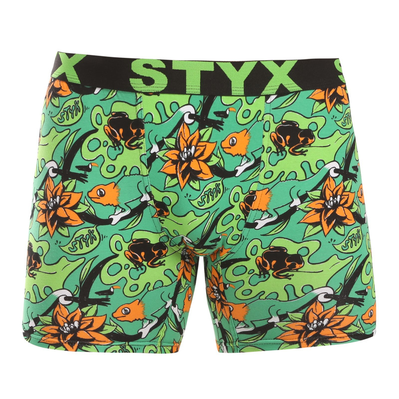 Pánské boxerky Styx long art sportovní guma tropic (UN1557) M, trenky / trenýrky