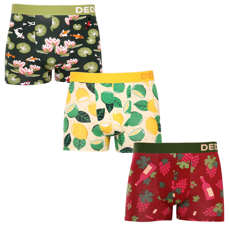 3PACK Veselé pánské boxerky Dedoles (1325154663) S, trenky / trenýrky
