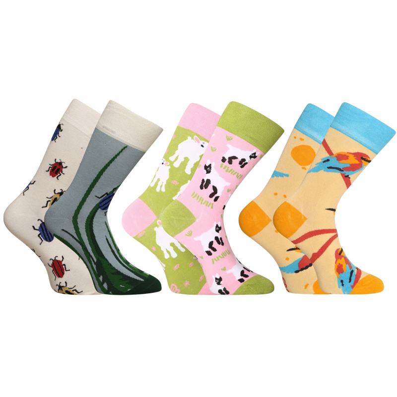 3PACK Veselé ponožky Dedoles (RS246155067) S