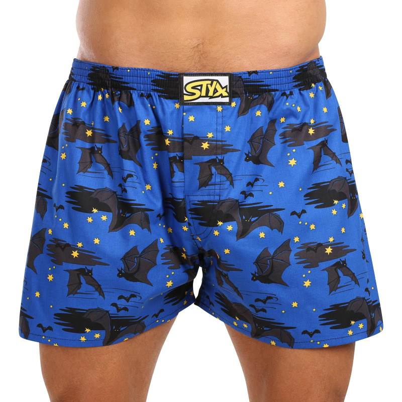 Pánské trenky Styx art klasická guma nadrozměr netopýr (E1759) 3XL, trenýrky