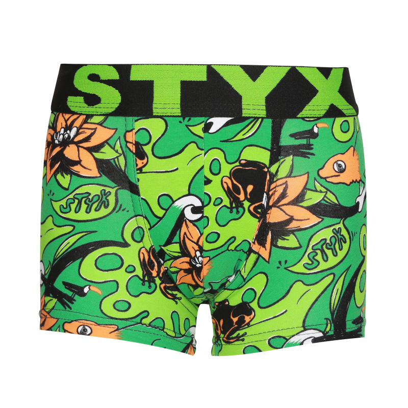 Dětské boxerky Styx art sportovní guma tropic (GJ1557) 4-5 let, trenky / trenýrky