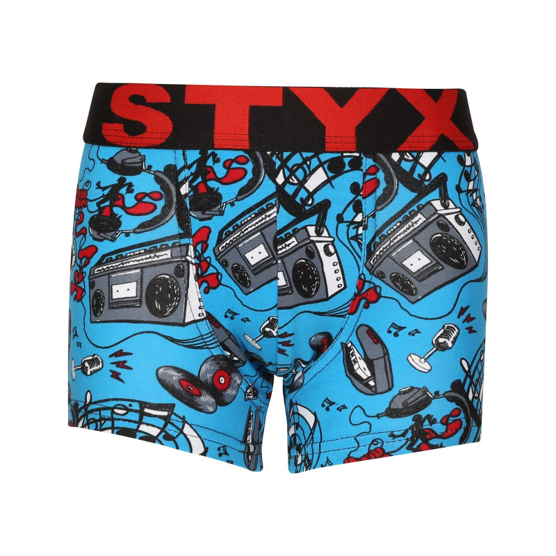 Dětské boxerky Styx art sportovní guma hudba (GJ1558) 9-11 let, trenky / trenýrky
