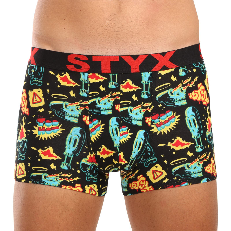 Pánské boxerky Styx art sportovní guma nadrozměr toohot (R1458) 5XL, trenky / trenýrky