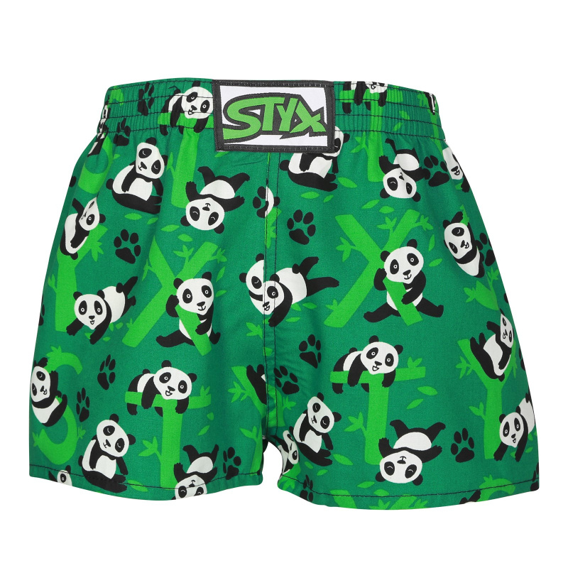 Dětské trenky Styx art klasická guma pandy (J1852) 4-5 let, trenýrky