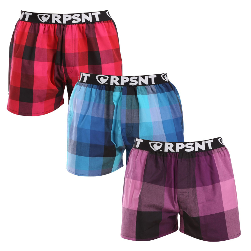 3PACK pánské trenky Represent Mike (R3M-BOX-0253964) M, trenýrky