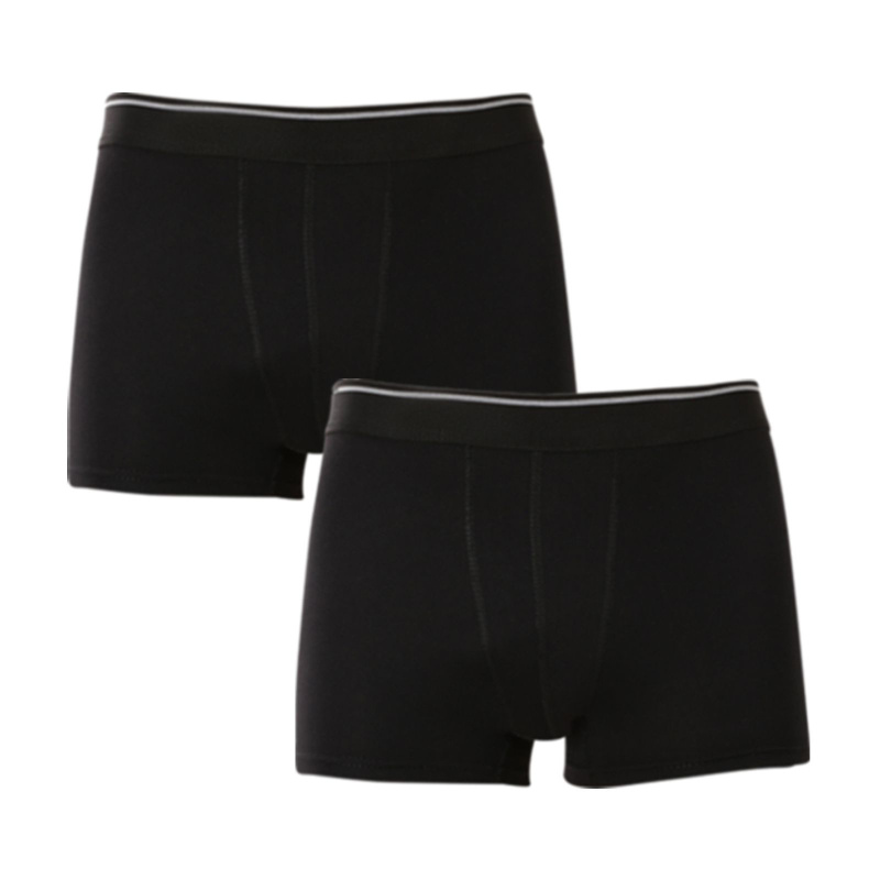 2PACK pánské boxerky Nedeto basic černé (2NFC1) M, trenky / trenýrky