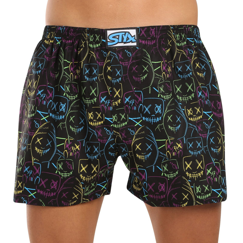 Pánské trenky Styx art klasická guma masky (A1853) XL, trenýrky