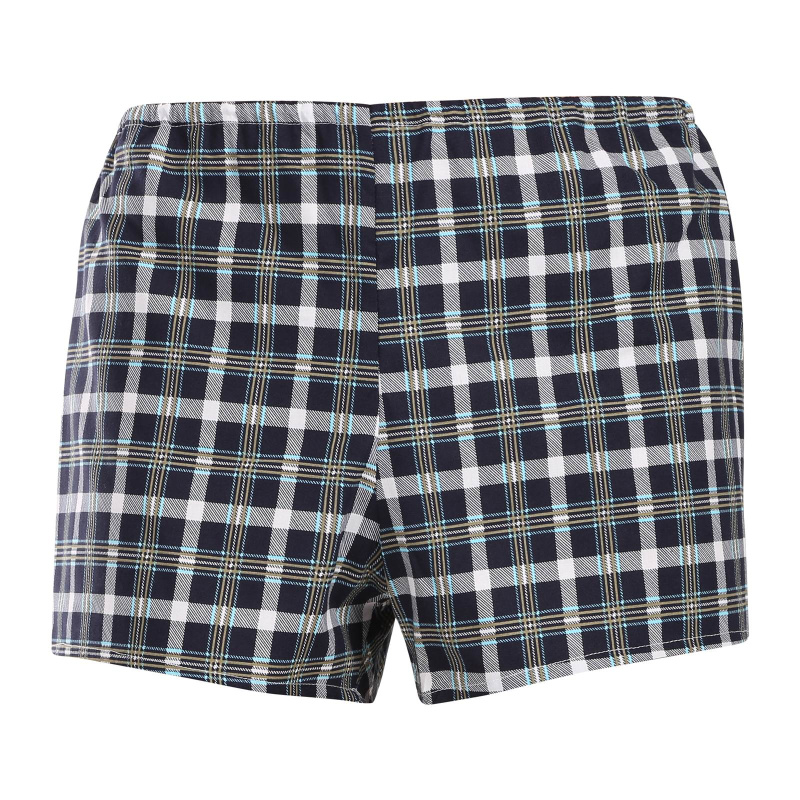 Klasické pánské trenky Foltýn vícebarevné kostky (K58) S, trenýrky